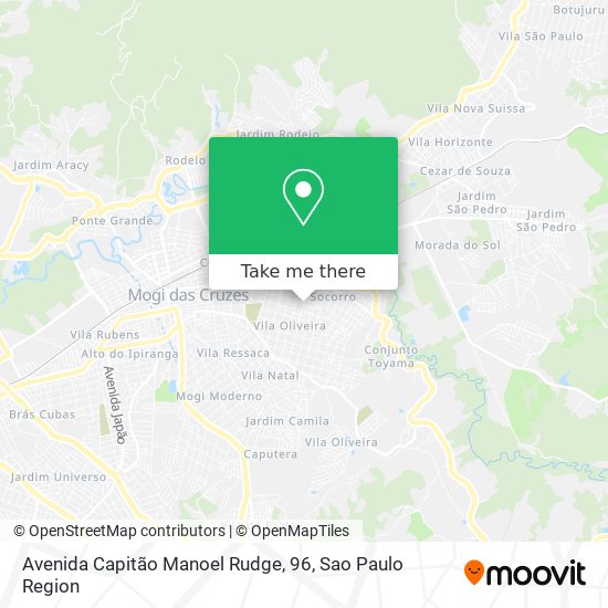 Mapa Avenida Capitão Manoel Rudge, 96