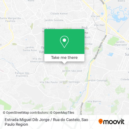 Estrada Miguel Dib Jorge / Rua do Castelo map