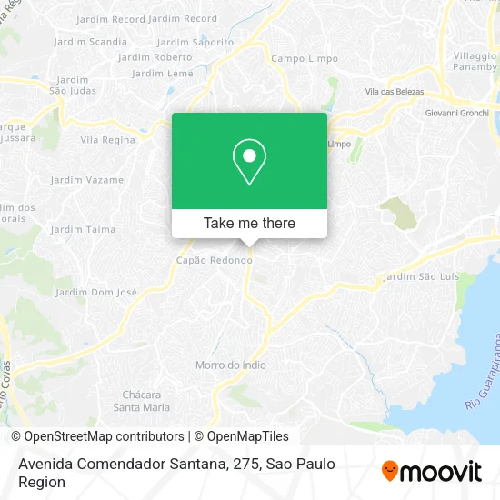 Avenida Comendador Santana, 275 map