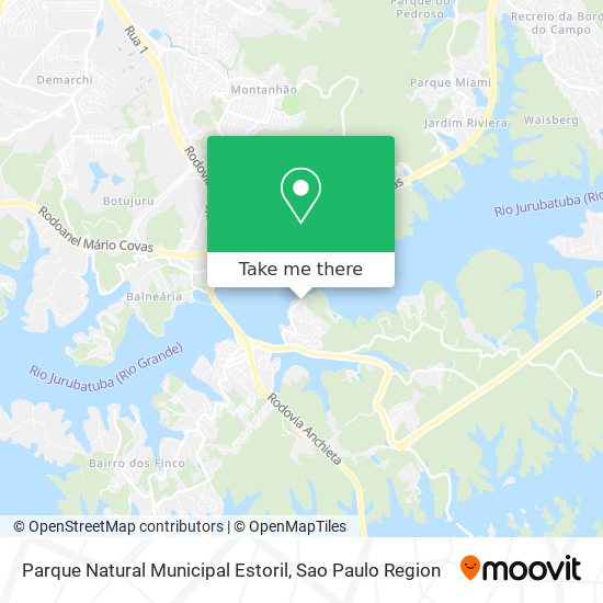 Parque Natural Municipal Estoril map