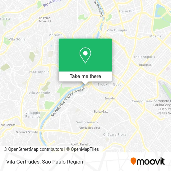 Vila Gertrudes map