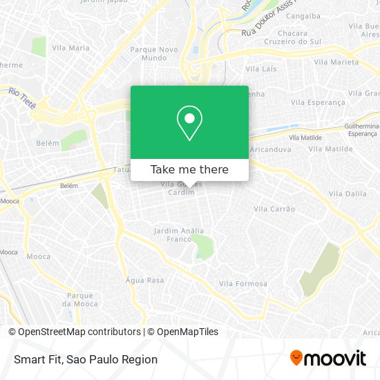 Mapa Smart Fit