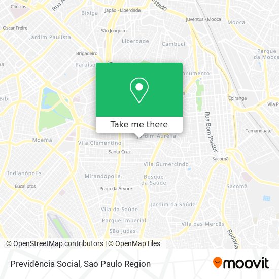 Previdência Social map