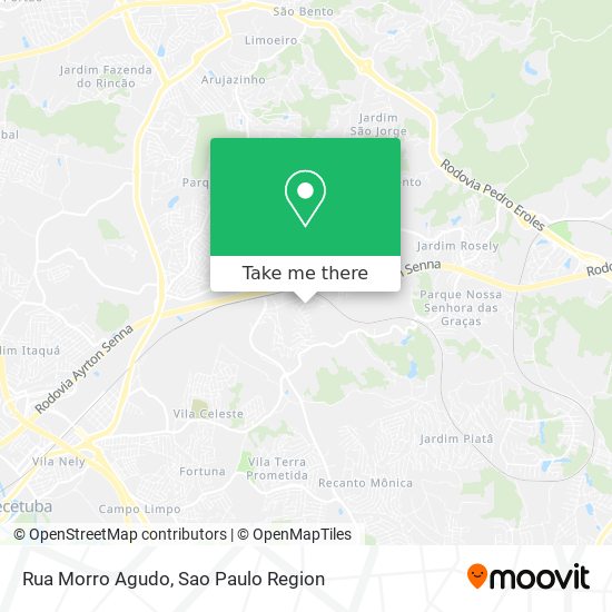 Rua Morro Agudo map