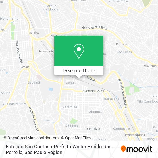 Estação São Caetano-Prefeito Walter Braido-Rua Perrella map