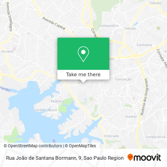 Rua João de Santana Bormann, 9 map