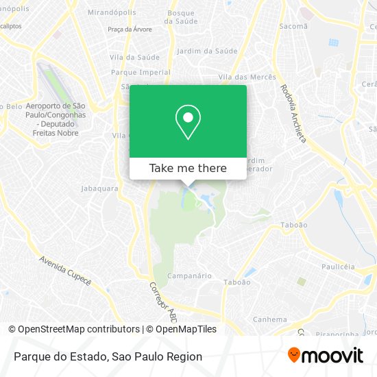 Parque do Estado map