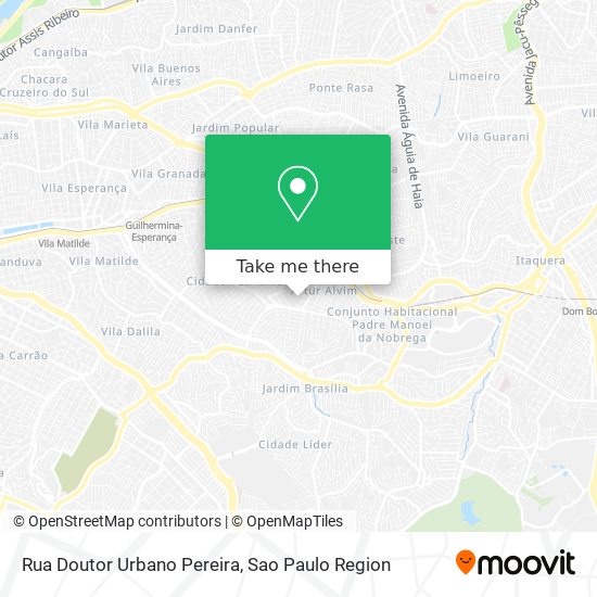 Rua Doutor Urbano Pereira map