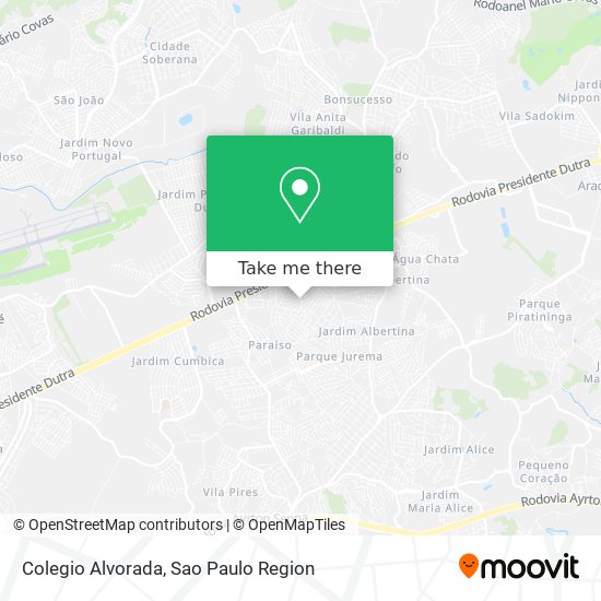 Mapa Colegio Alvorada