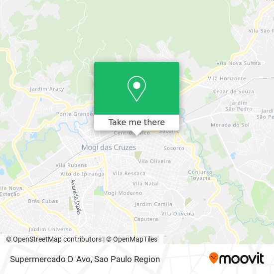 Supermercado D 'Avo map