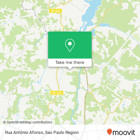 Mapa Rua Antônio Afonso