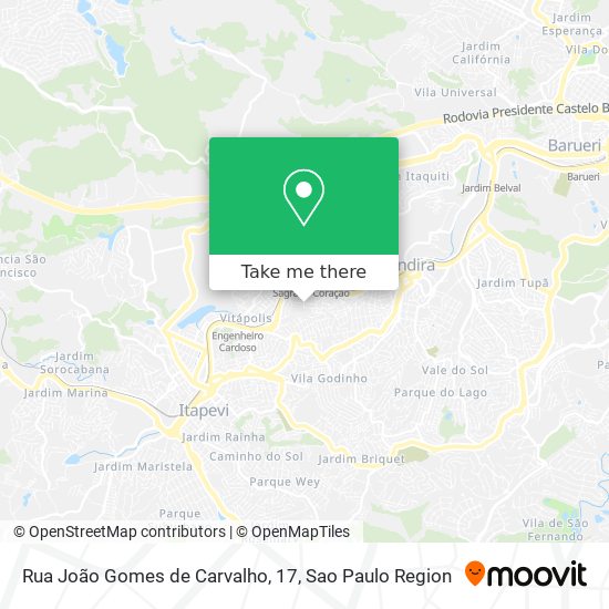 Rua João Gomes de Carvalho, 17 map
