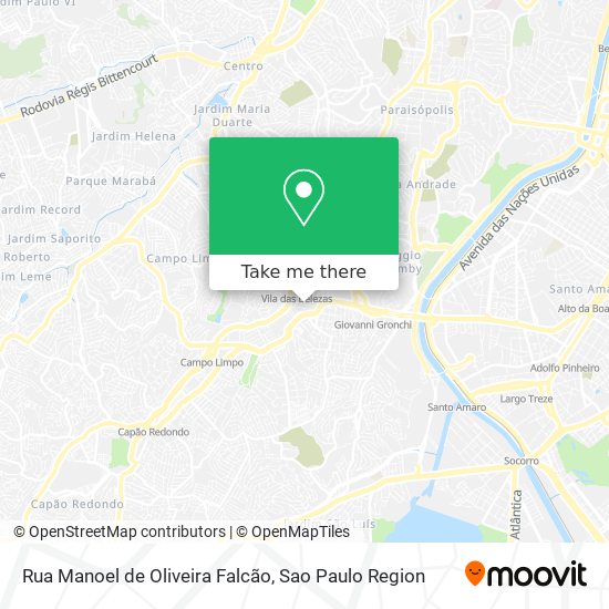 Rua Manoel de Oliveira Falcão map