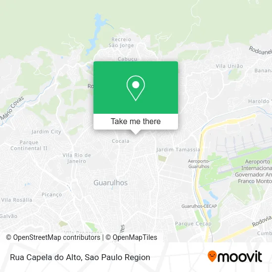 Rua Capela do Alto map
