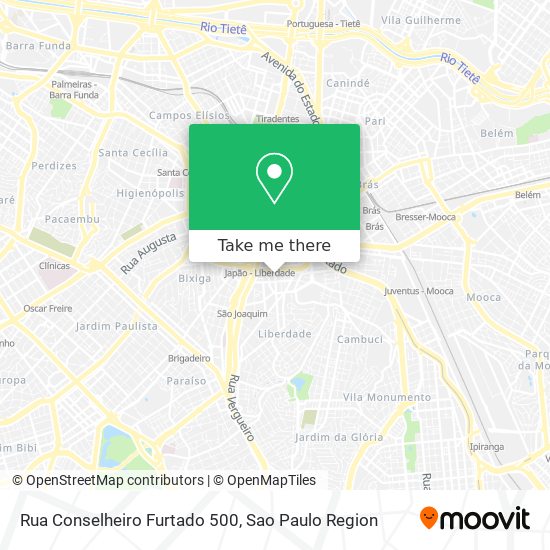 Rua Conselheiro Furtado 500 map