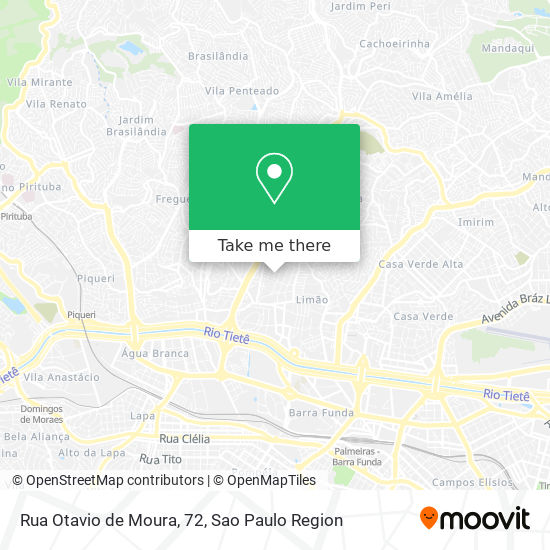 Rua Otavio de Moura, 72 map