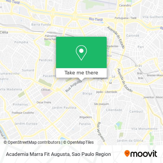 Academia Marra Fit Augusta map