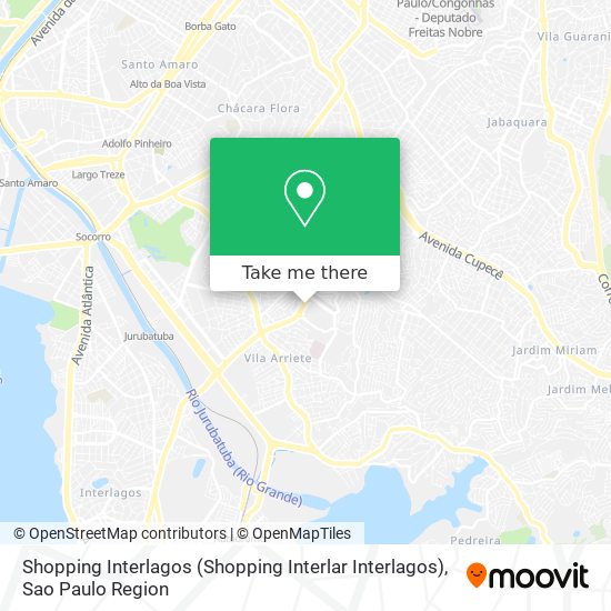 Shopping Interlagos (Shopping Interlar Interlagos) map