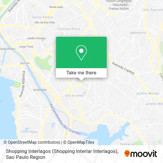 Shopping Interlagos (Shopping Interlar Interlagos) map