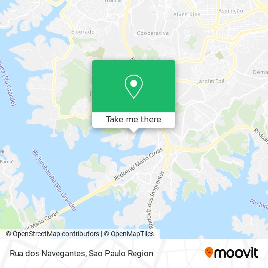 Rua dos Navegantes map