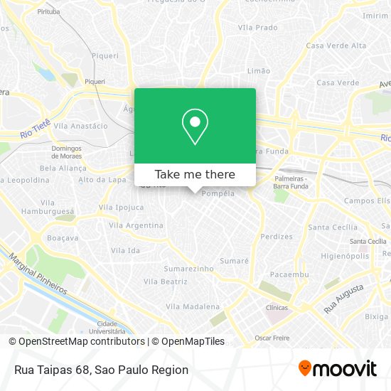 Mapa Rua Taipas 68