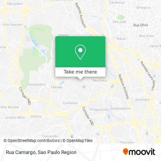 Rua Camargo map