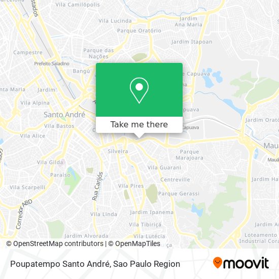 Poupatempo Santo André map