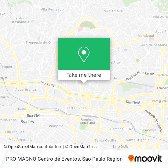 Mapa PRO MAGNO Centro de Eventos