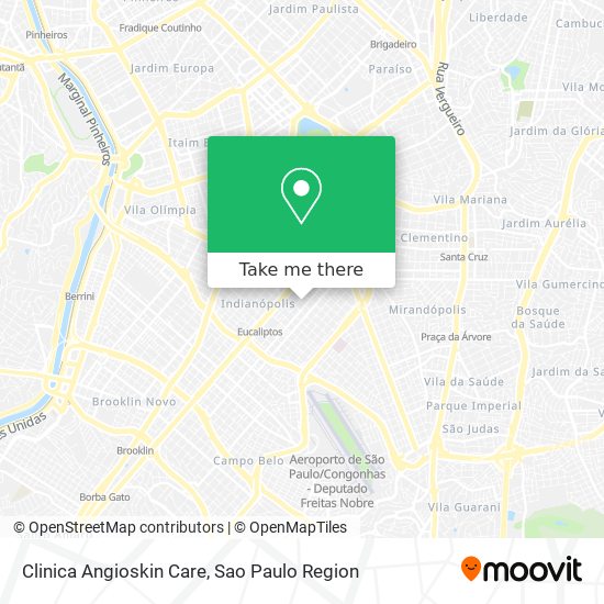 Clinica Angioskin Care map