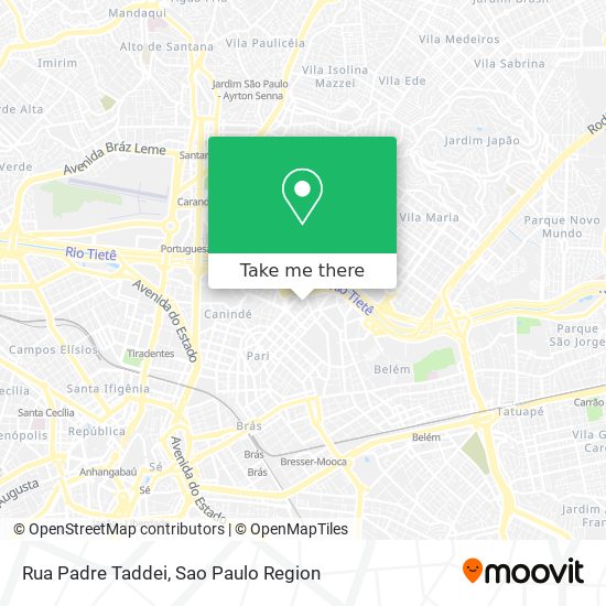 Rua Padre Taddei map