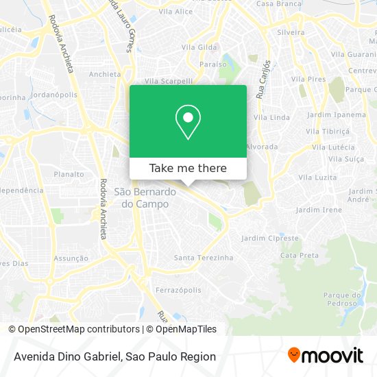 Avenida Dino Gabriel map