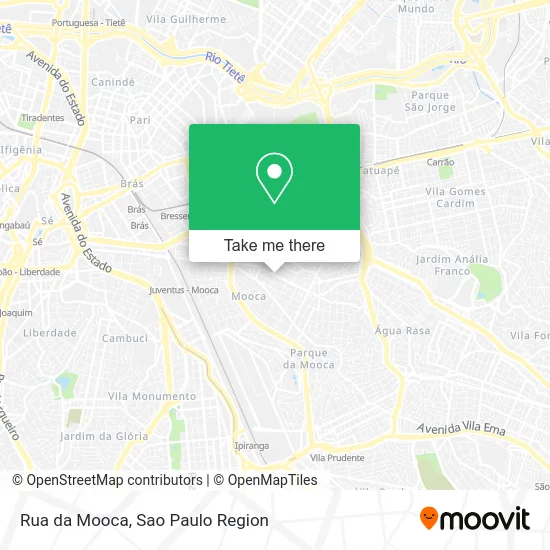 Rua da Mooca map