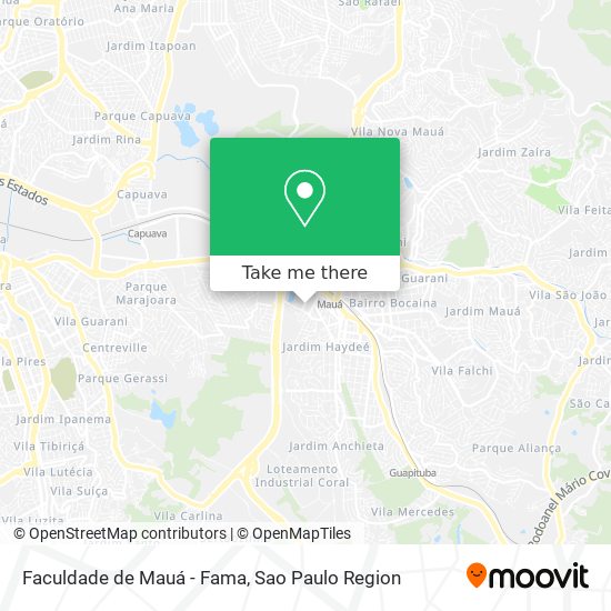 Faculdade de Mauá - Fama map