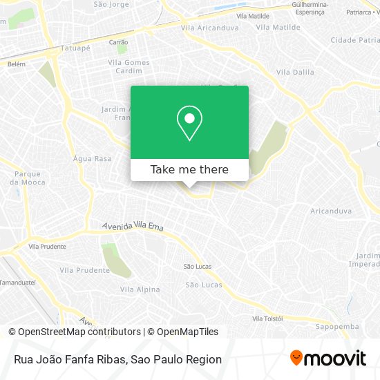 Rua João Fanfa Ribas map