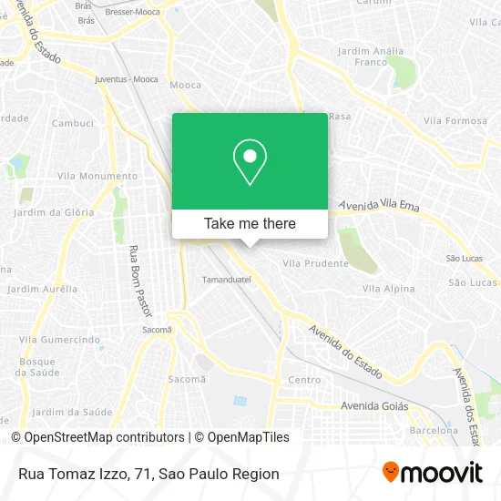Rua Tomaz Izzo, 71 map