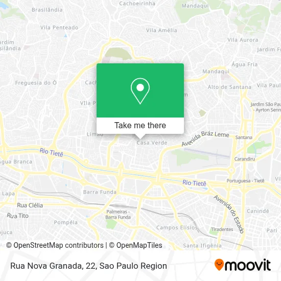 Rua Nova Granada, 22 map