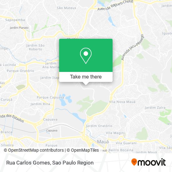 Mapa Rua Carlos Gomes