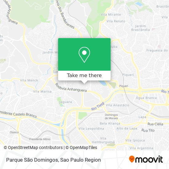 Parque São Domingos map