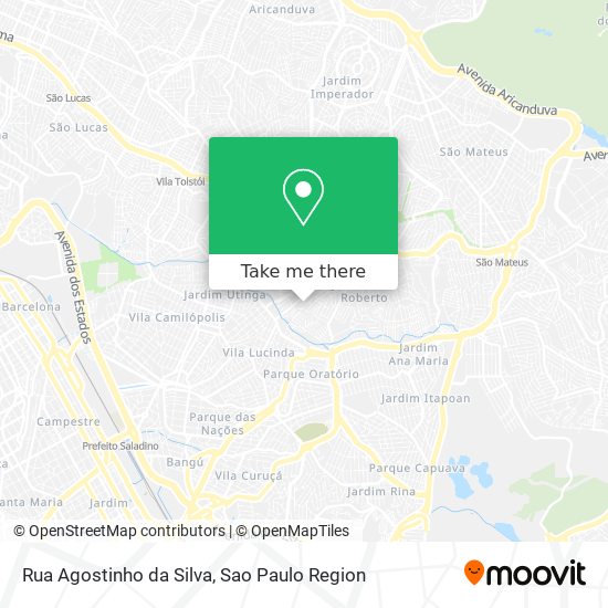 Rua Agostinho da Silva map