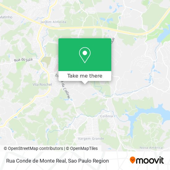 Rua Conde de Monte Real map