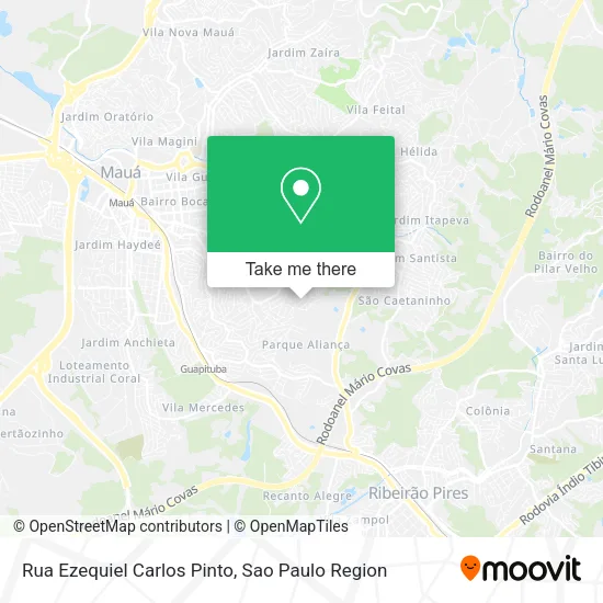 Rua Ezequiel Carlos Pinto map