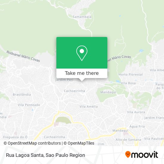 Rua Lagoa Santa map