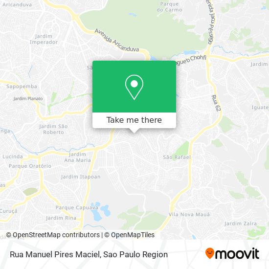 Rua Manuel Pires Maciel map
