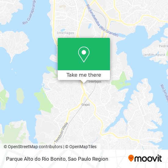 Parque Alto do Rio Bonito map