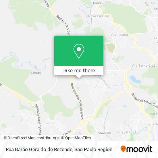 Mapa Rua Barão Geraldo de Rezende
