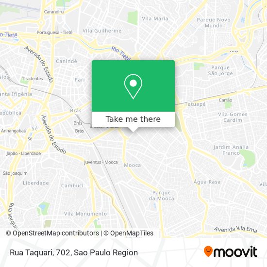 Mapa Rua Taquari, 702