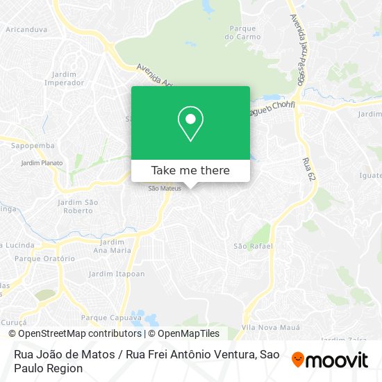 Rua João de Matos / Rua Frei Antônio Ventura map