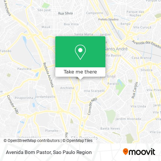 Avenida Bom Pastor map