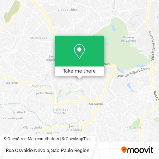 Rua Osvaldo Névola map