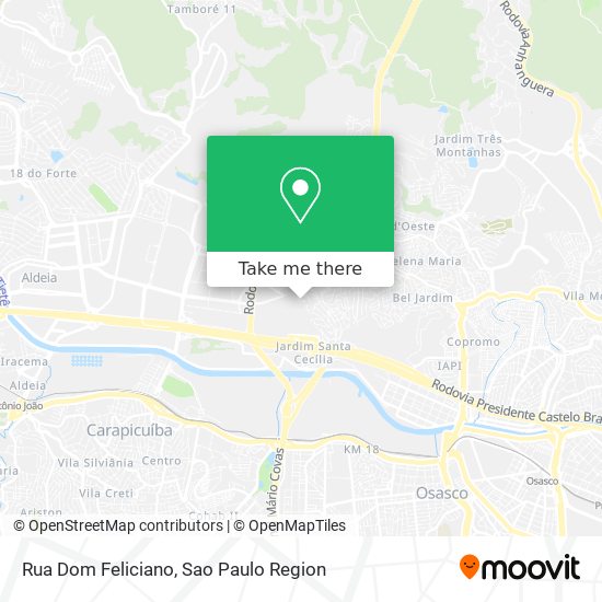 Rua Dom Feliciano map